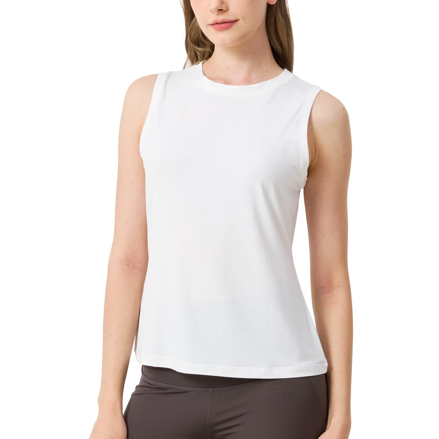Women's Bamboo High Neck Tank
