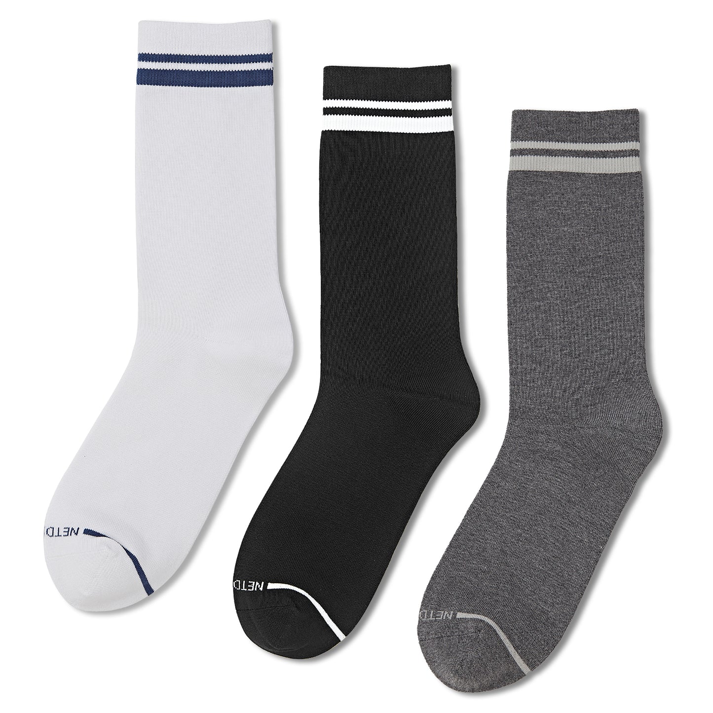 Mens Bamboo Crew Socks 3 Pack