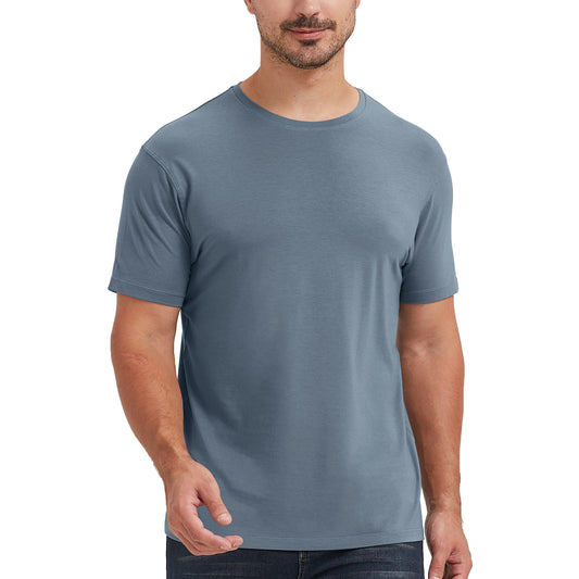 Men's Straight Hem Bamboo Shirt