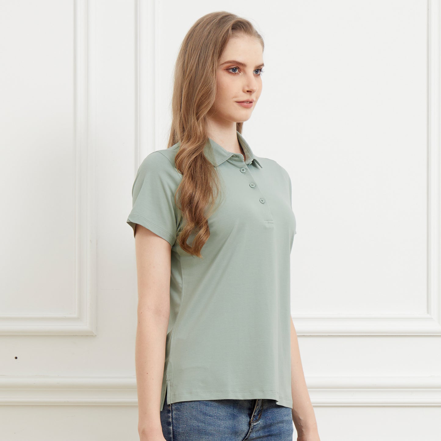 Women's Bamboo Golf Polo Shirt