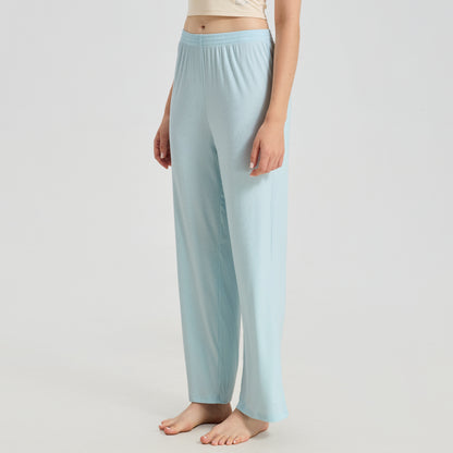 Bamboo Ribbed Wide Leg Pants