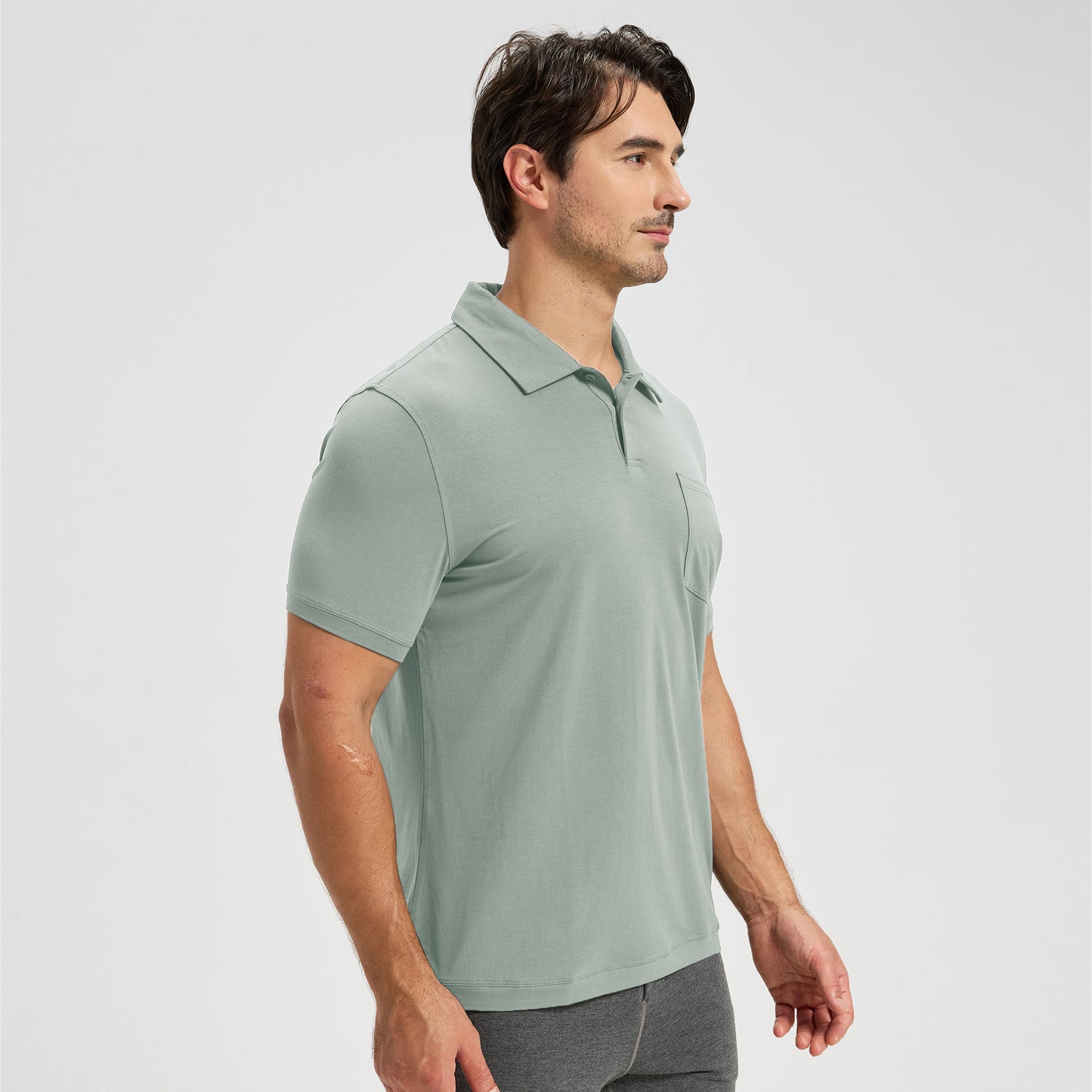 Men's Bamboo Pocket Polo