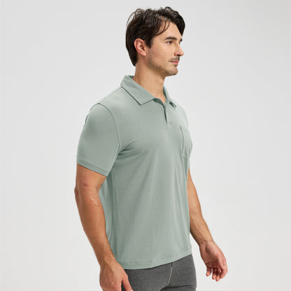 Men's Bamboo Pocket Polo
