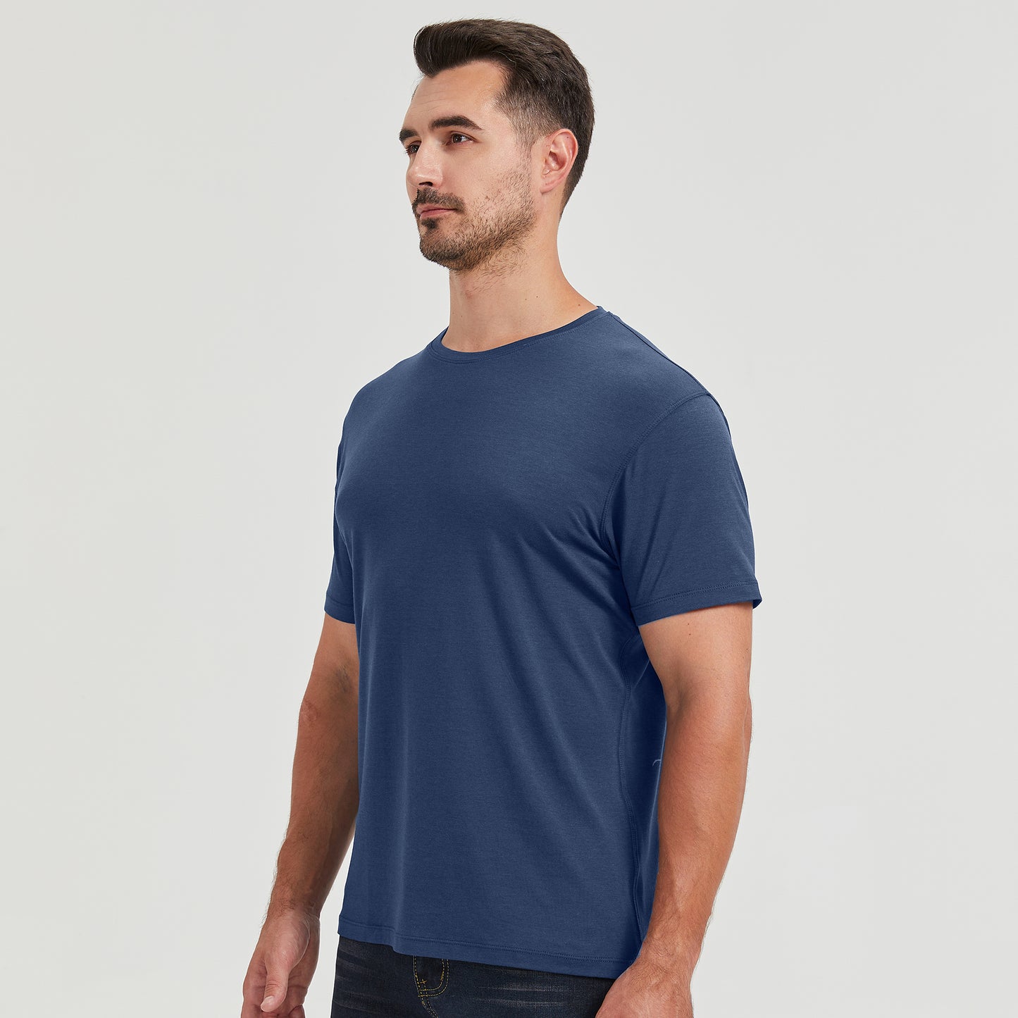 Men's Straight Hem Bamboo Shirt
