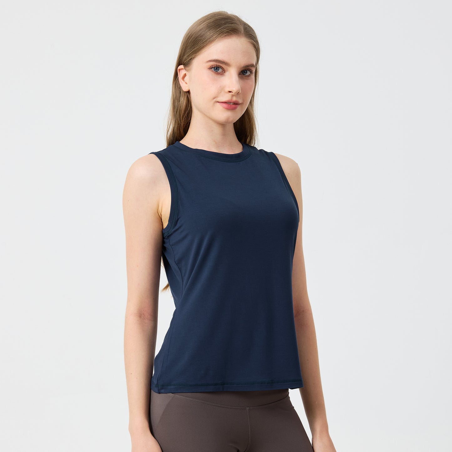 Women's Bamboo High Neck Tank
