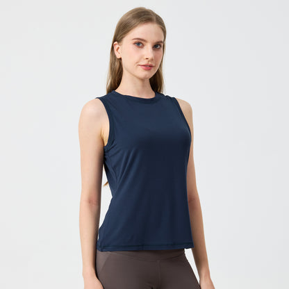 Women's Bamboo High Neck Tank