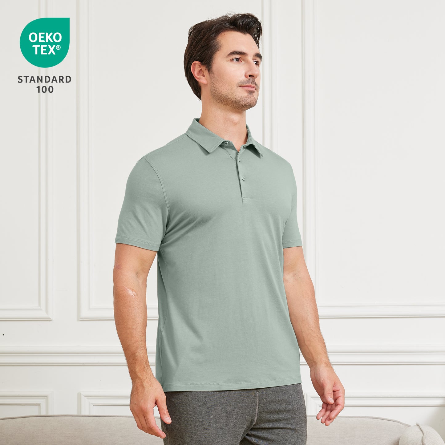 Men's Tall Classic Bamboo Polo