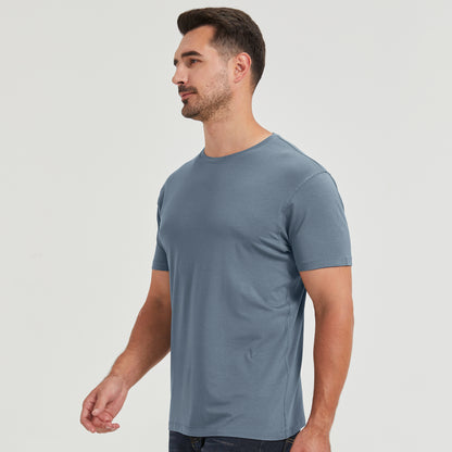 Men's Straight Hem Bamboo Shirt