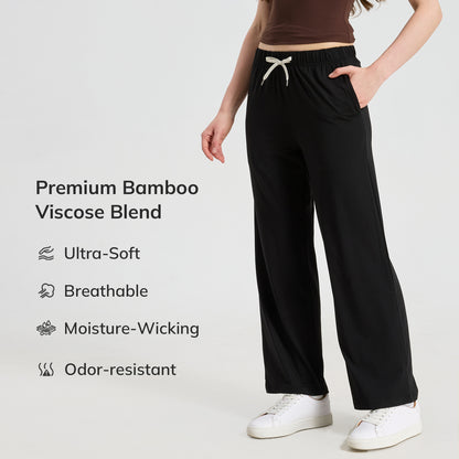 Women's Ultra-Soft Bamboo Straight Leg Pants