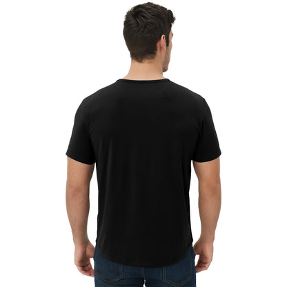 Men's 3 Pack Curved Hem Bamboo T-Shirt