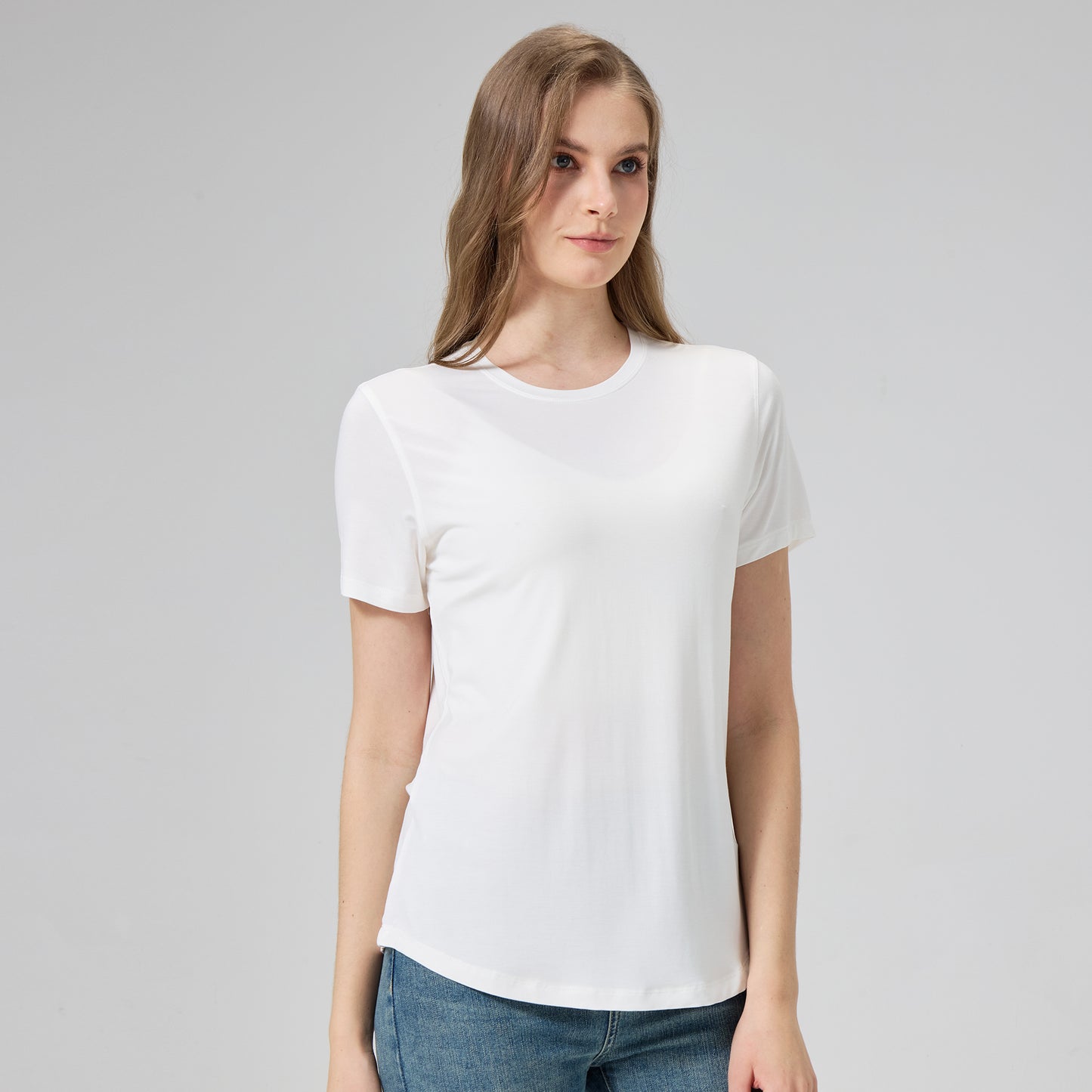 Women's Bamboo Crew Neck T-Shirt