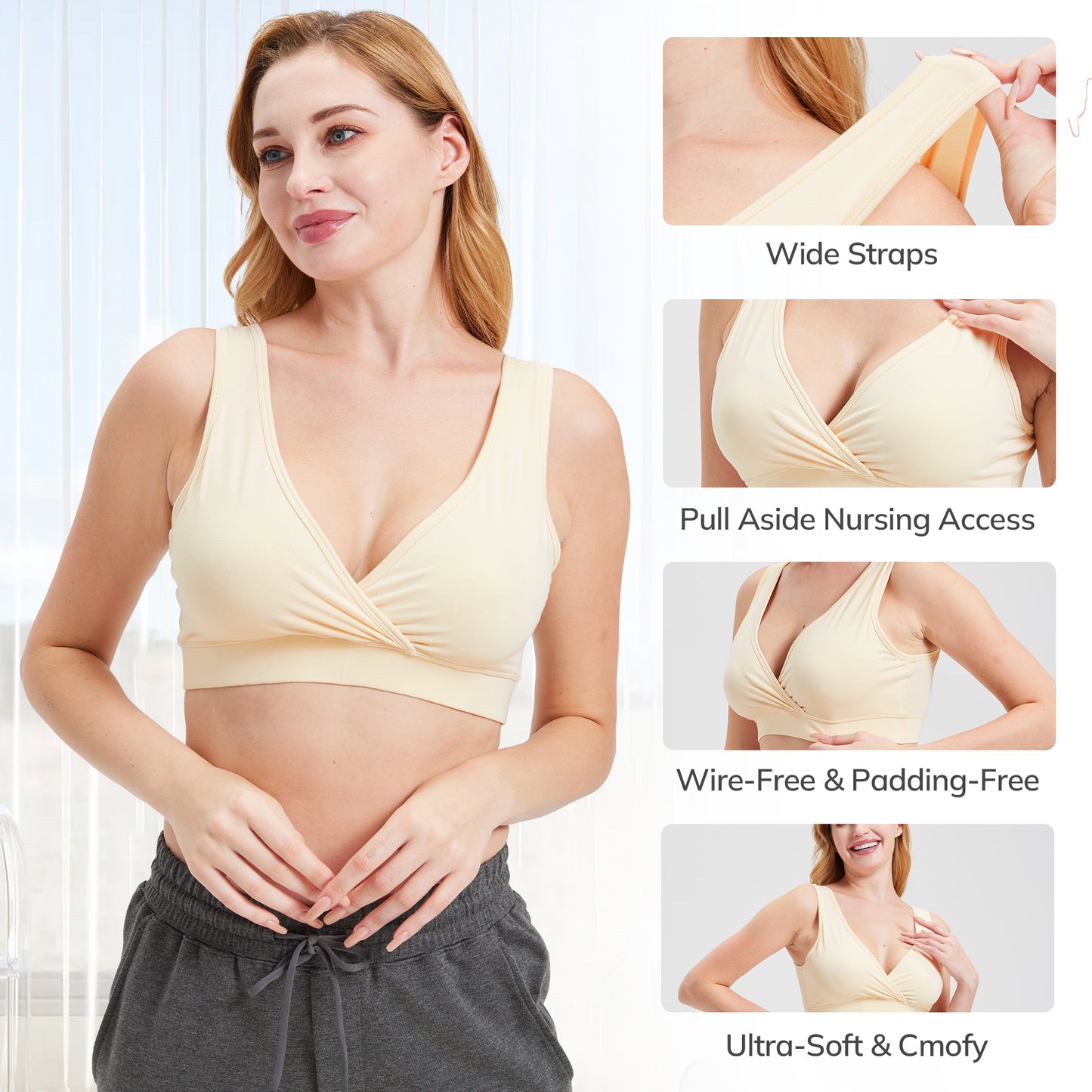 Women's Bamboo Nursing Sleep Bra