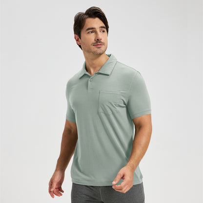 Men's Bamboo Pocket Polo