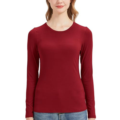 Women's Ribbed Bamboo Long Sleeve T-Shirt