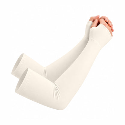 Unisex Bamboo Viscose Arm Sleeves with Thumb Hole