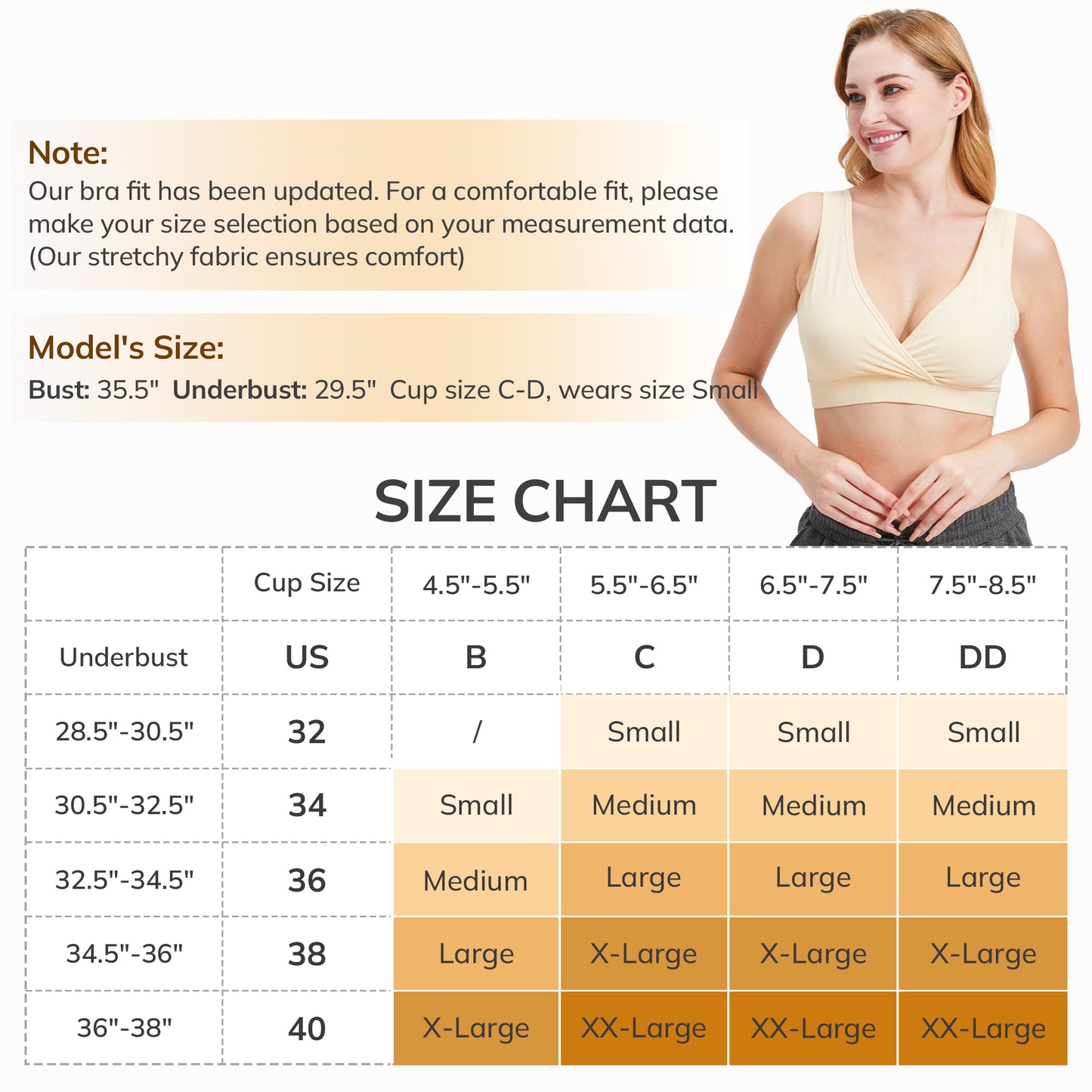 Women's 3 Pack Bamboo Nursing Sleep Bra