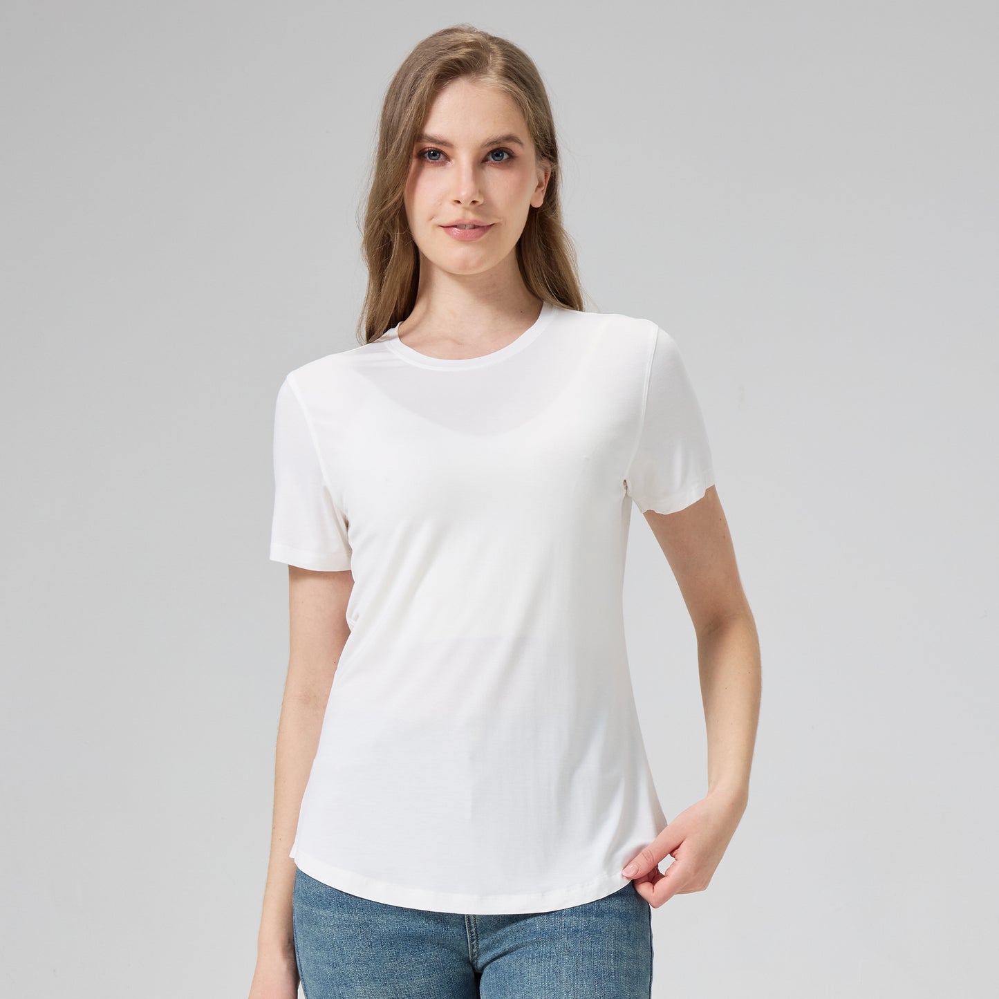 Women's Bamboo Crew Neck T-Shirt