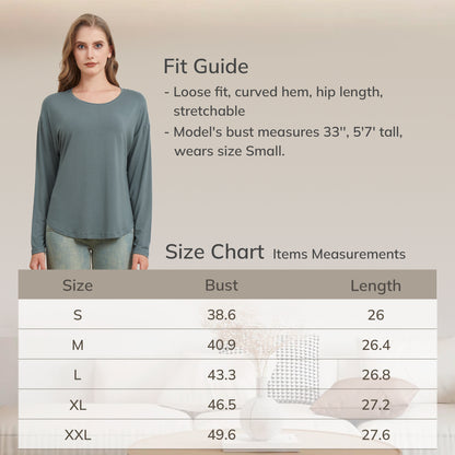Bamboo Long Sleeve Dolman Top