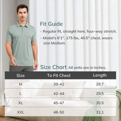 Men's Tall Classic Bamboo Polo