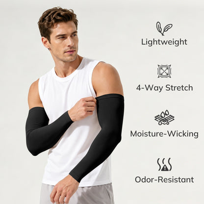 Unisex Bamboo Viscose Arm Sleeves 2 Pack