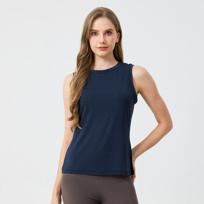 Women's Bamboo High Neck Tank