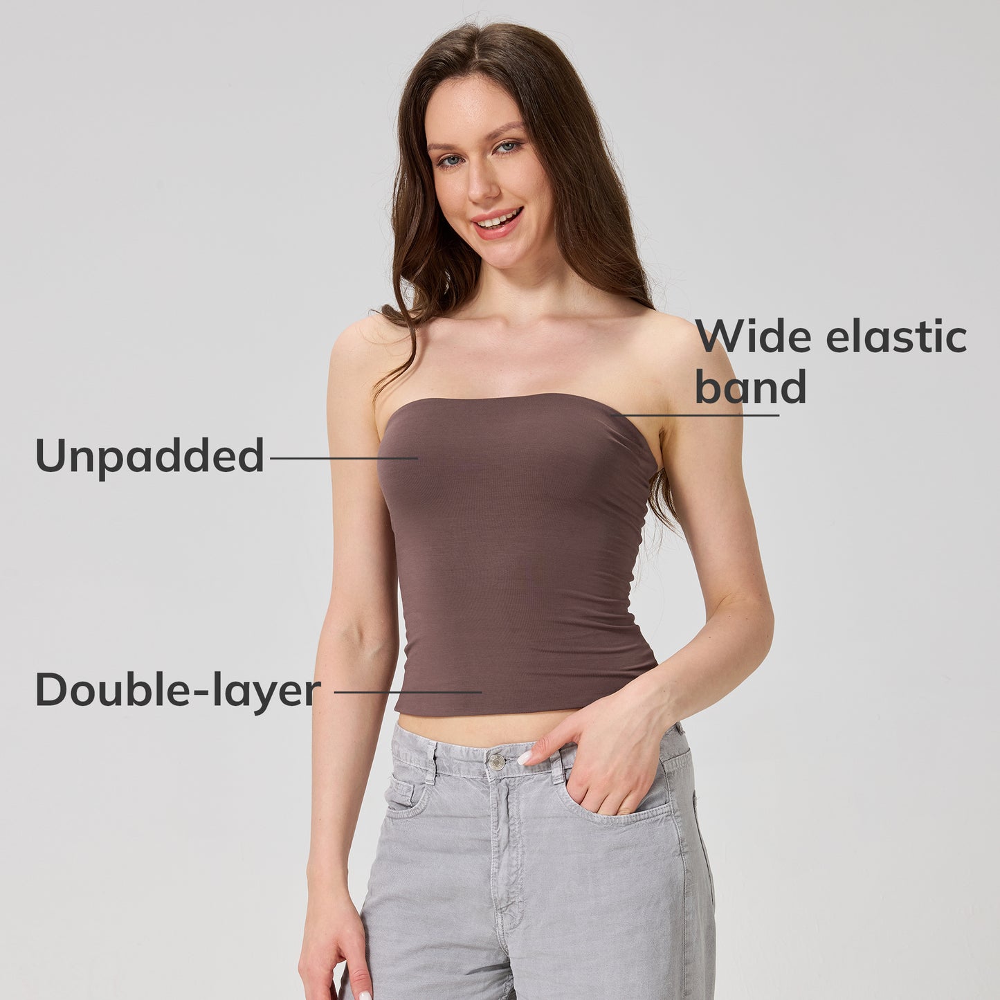 Women's Bamboo Bandeau Top