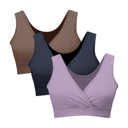 Women's 3 Pack Bamboo Nursing Sleep Bra