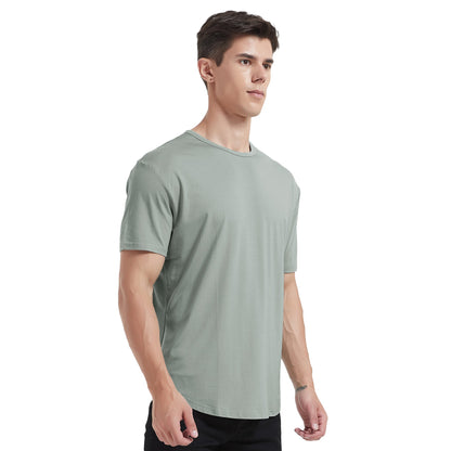 Men's Tall Curved Hem Bamboo T-Shirt