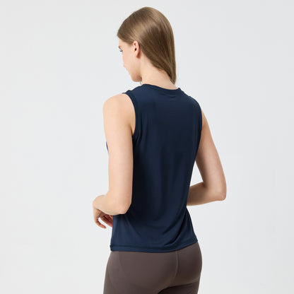 Women's Bamboo High Neck Tank