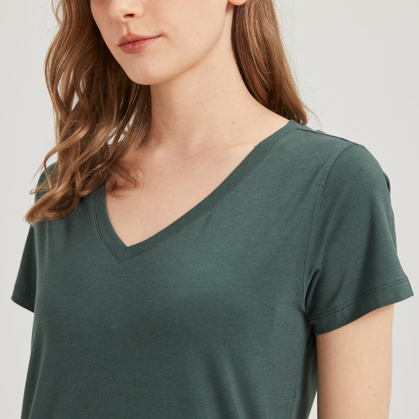 Women's Bamboo V Neck T-Shirt