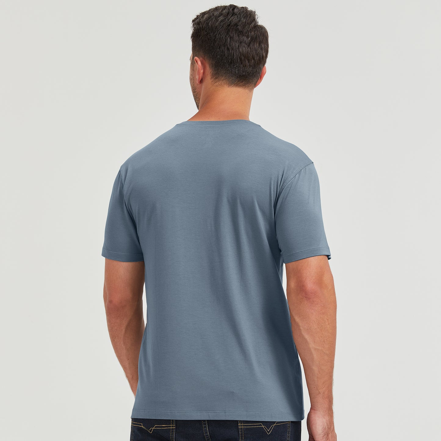 Men's Straight Hem Bamboo Shirt
