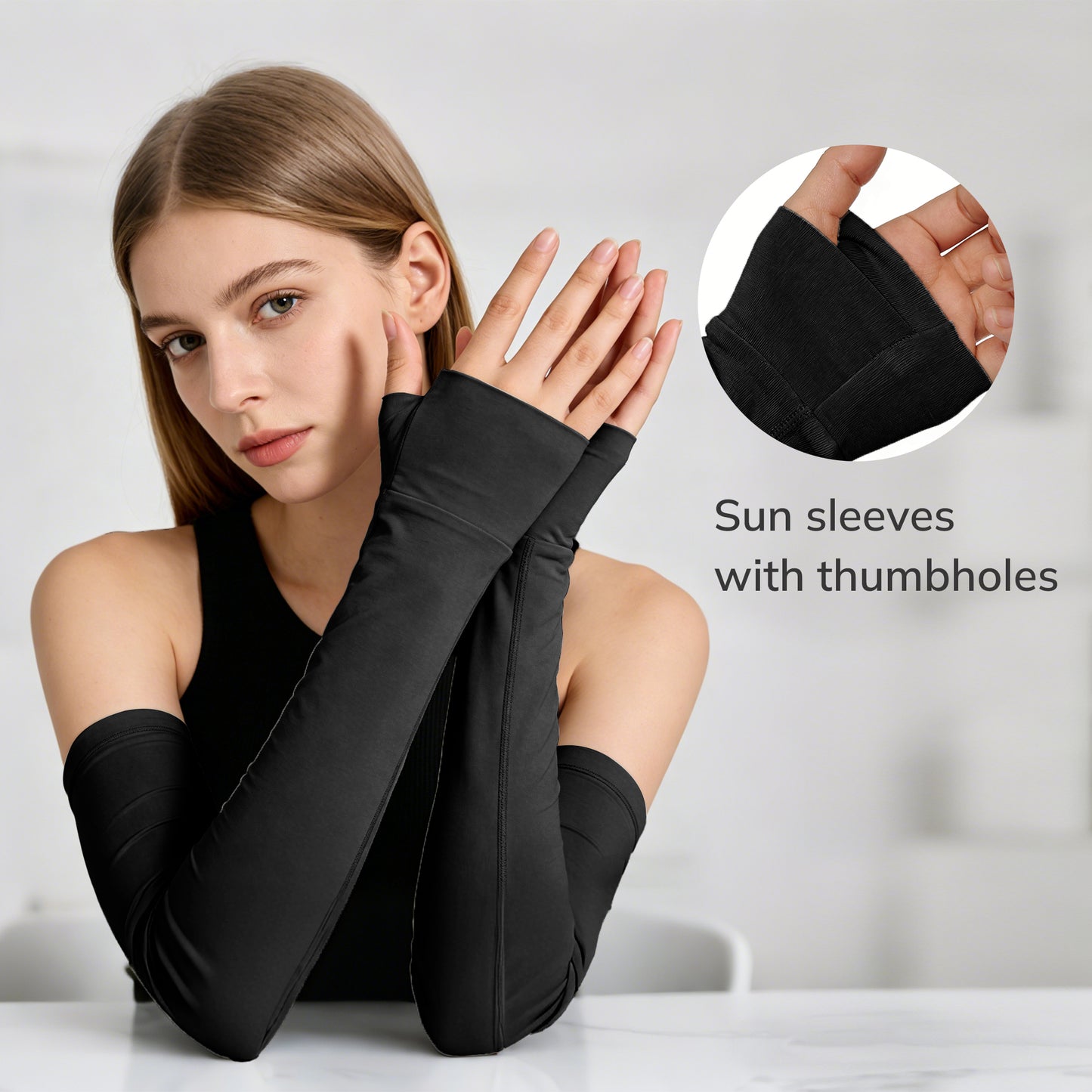 Unisex Bamboo Arm Sleeves