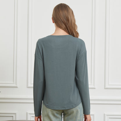 Bamboo Long Sleeve Dolman Top