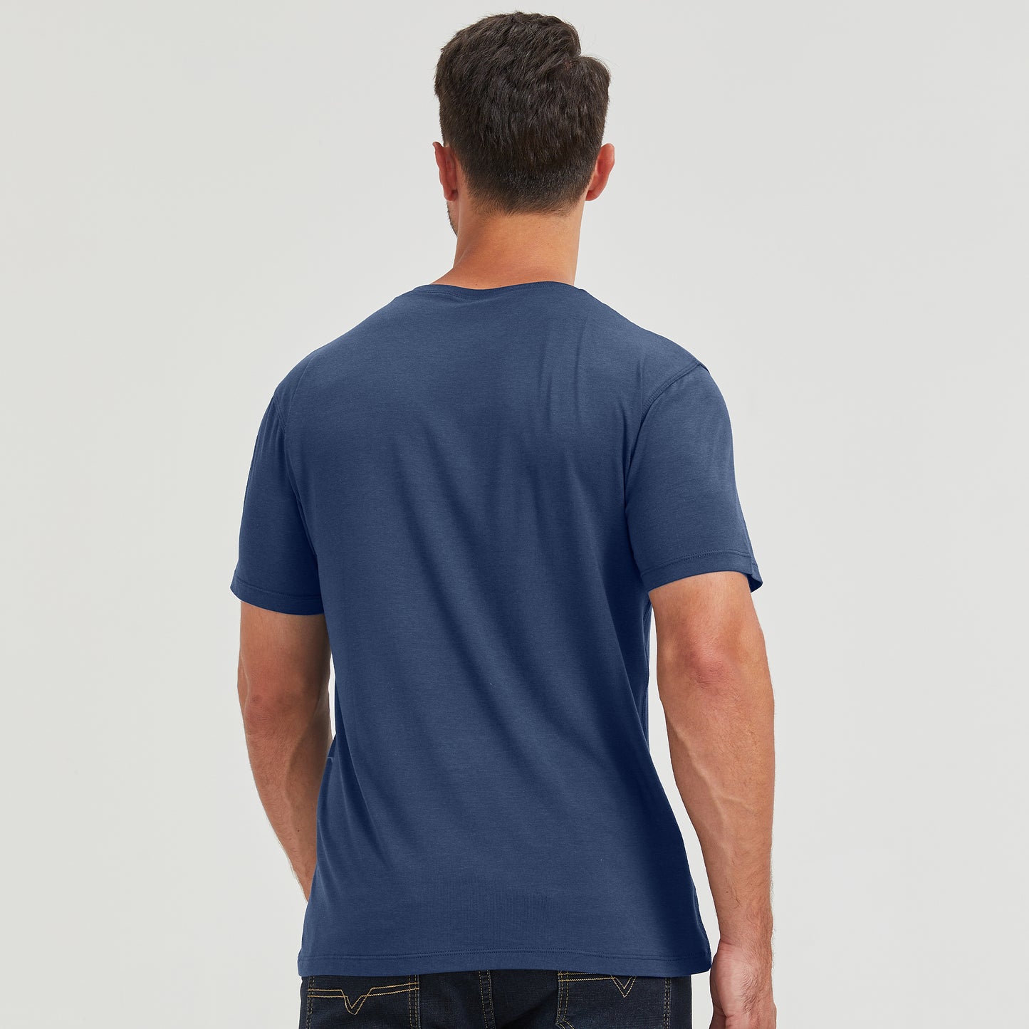 Men's Straight Hem Bamboo Shirt