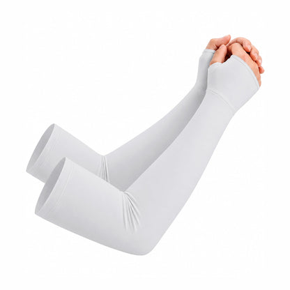 Unisex Bamboo Viscose Arm Sleeves with Thumb Hole