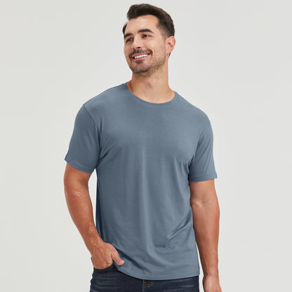 Men's Straight Hem Bamboo Shirt