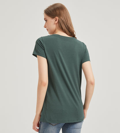 Women's Bamboo V Neck T-Shirt