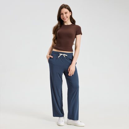 Women's Ultra-Soft Bamboo Straight Leg Pants