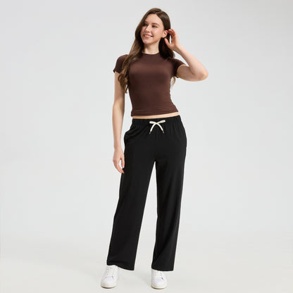 Women's Ultra-Soft Bamboo Straight Leg Pants