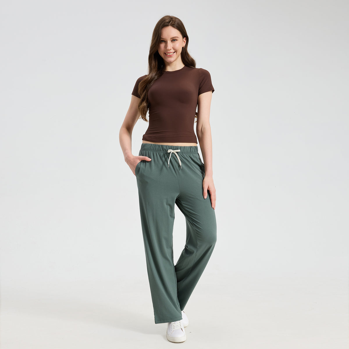 Women's Ultra-Soft Bamboo Straight Leg Pants