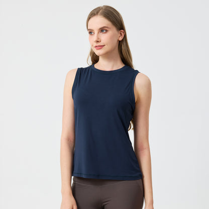 Women's Bamboo High Neck Tank