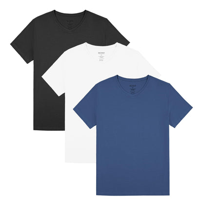 Men's 3 Pack Bamboo V-Neck Tee