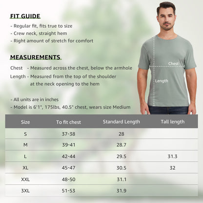 Men's Straight Hem Bamboo Shirt