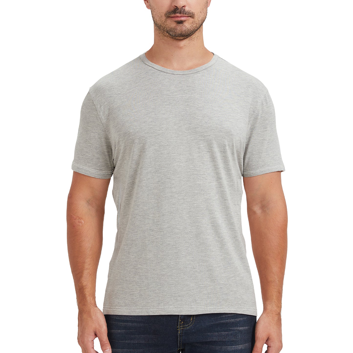 Men's Straight Hem Bamboo Shirt