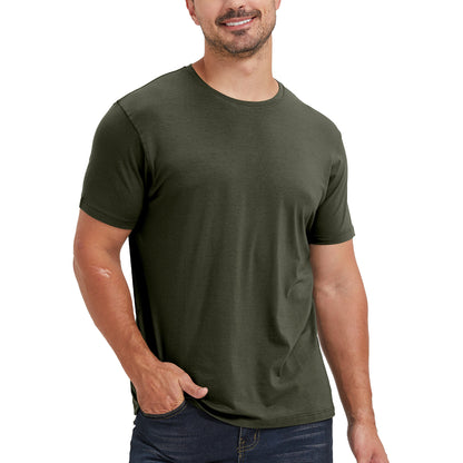 Men's Straight Hem Bamboo Shirt