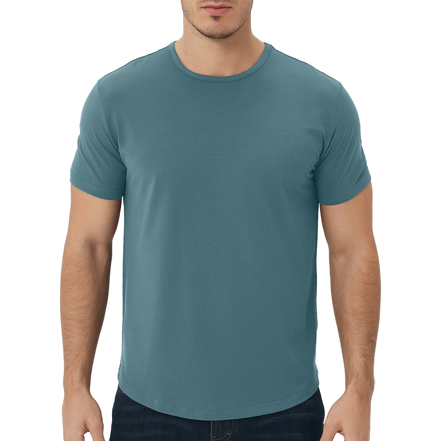 Men's Curved Hem Bamboo T-Shirt